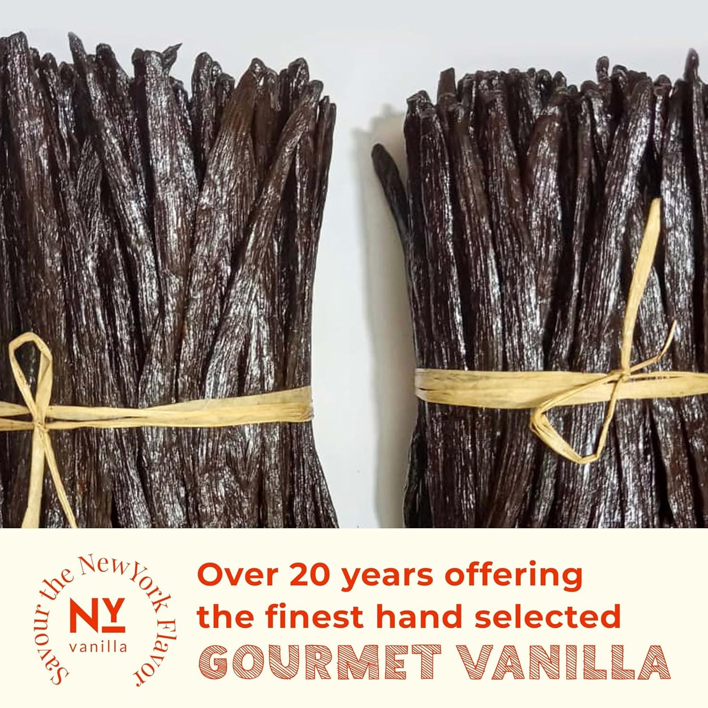 1 LB Bulk Vanilla Beans Grade A + | Vanilla Bean Pods For Making Extract | Non-GMO | Perfect For Baking, Cooking, & Desserts | 6-8 Inches. NYVanilla.